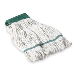 Tough Guy Wet Mop,White,Cotton 1TYV9