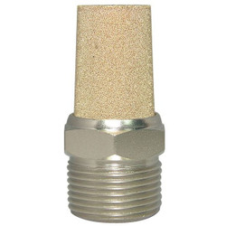 Speedaire Muffler,Exhaust,3/4" NPT, 1-1/6"  dia. 6F600