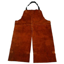 Condor Split Leg Welding Bib Apron,Lthr,48x24In 4KXH5