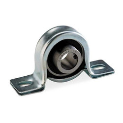 Dayton Pillow Block Bearing,1/2 in Bore,Steel 2X897