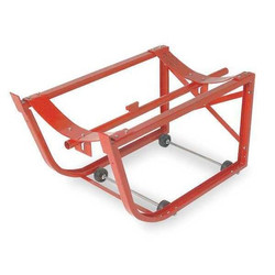 Dayton Drum Cradle,Red,Powder Coated,55 gal 1GC91