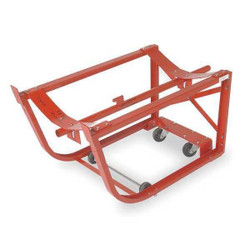 Dayton Drum Cradle,Red,Powder Coated,55 gal 3BA26