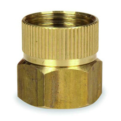 Westward Garden Hose Adapter,3/4"x3/4",NPTxNH  4KG88