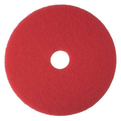 Tough Guy Buffing Pad,14 in Dia,Red,PK5 402W45