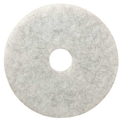 Tough Guy Burnishing Pad,27 in Dia,White,PK5 402W57