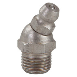 Westward Grease Fitting,30 Deg.,SS,29/32" L,PK10 52PA20