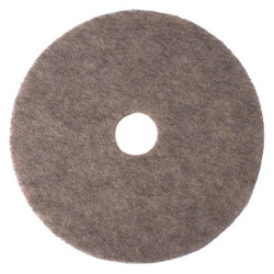 Tough Guy Burnishing Pad,27 in Dia,Beige,PK5 402V88