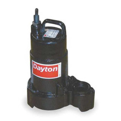 Dayton EffluentPump,20ft,9.4A,0.5hp,120VAC 4HU71