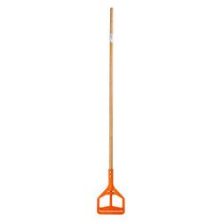 Tough Guy Wet Mop Handle,61 in L,Natural 4EMG1