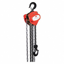 Dayton Manual Chain Hoist,2000 lb.,Lift 10 ft. 1VW55
