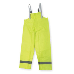 Condor Rain Bib Overall,Class E,Ylw/Grn,4XL 1FBA7