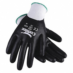 Condor Coated Gloves,Nylon,L,PR 20GZ63