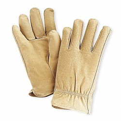 Condor Leather Gloves,Beige,L,PR 5AC74