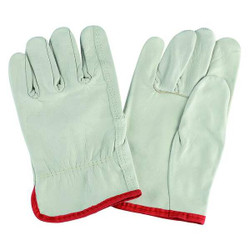 Condor Leather Gloves,White,2XL,PR 2MCZ7