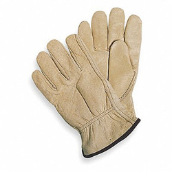 Condor Leather Gloves,Beige,L,PR 1VT43