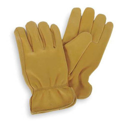 Condor Leather Gloves,Yellow,L,PR 4TJV5