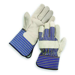 Condor Leather Gloves,Gray,S,PR 2MDD3