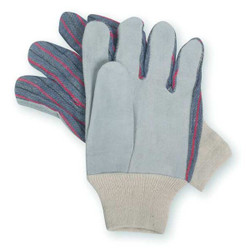 Condor Leather Gloves,Gray,L,PR 3ZL54