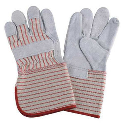 Condor Leather Gloves,Gray,S,PR 2MDC4