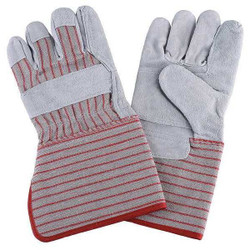 Condor Leather Gloves,Gray,S,PR 2MDC8