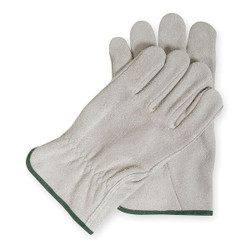 Condor Leather Gloves,Gray,2XL,PR 2MCZ3