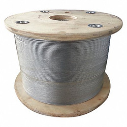 Dayton Wire Rope,50 ft L,3/8 in dia.,2,880 lb 33RH64