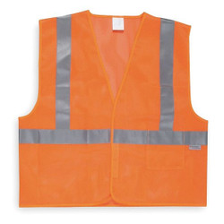 Condor High Visibility Vest,Class 2,5XL,Orange 5NVE6