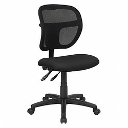 Flash Furniture Task Chair,Black Seat,Mesh Back WL-A7671SYG-BK-GG