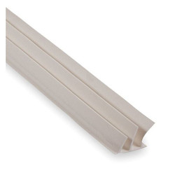Pemko Smoke Seal, Silicone, White, 17 ft L S773W17