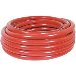 Quickcable Battery Cable,1/0,1 Cond,25 ft,Red 200206-396-025