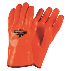 Mcr Safety Gloves,PVC,L,12 in L,Gauntlet,PR,PK12 6712F