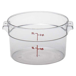 Cambro Food Storage Container,Clear,PK12  CARFSCW2135