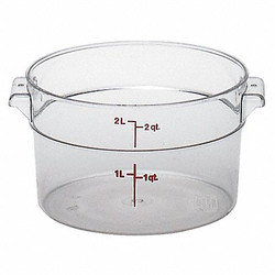 Cambro Food Storage Container,Clear,PK12 CARFSCW2135