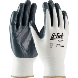 PIP 34-225/XL G-Tek GP Nitrile Coated Nylon Glove XL 12 Pairs