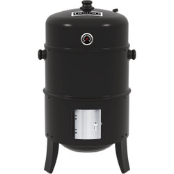 GrillPro 16 In. 400 Sq. In. Upright Traditional Water Charcoal Smoker 31816
