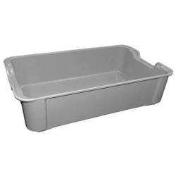 Mfg Tray Stking Ctr,Gray,Solid,FRP 8190085136