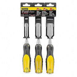 Stanley Chisel Set,3 Pieces,1/2, 3/4, and 1 In. 16-970