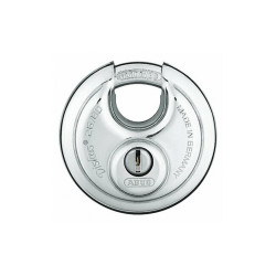 Abus Keyed Padlock, 63/64 in,Round,Silver 26/80 KD