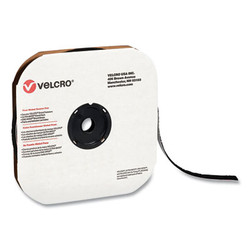 VELCRO® Brand Sticky-Back Fasteners, Loop Side, 0.63" X 75 Ft, Black 190836