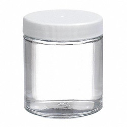Wheaton Jar,125 mL,73 mm H,Clear,PK24 W216909