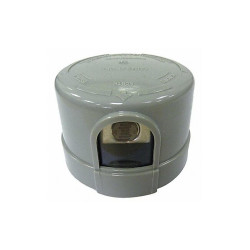 Dayton Photocontrol,Polycarbonate,TurnLock,Gray 26WA85