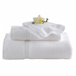5 Star Hotel Collection Bath Towel,30 x 56 In,White,PK12 7132199