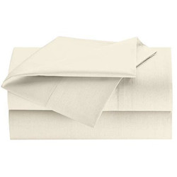 Martex Sheet,XL Twin,Bone,39" W,80" L,PK6 1A05333