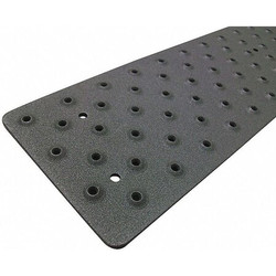 Handi Ramp Stair Tread Cover,Blk,48in W,Aluminum  NST103748BK0