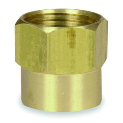 Westward Garden Hose Adapter,3/4"x3/4",NPTxNH 4KG86