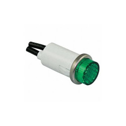 Dayton Raised Panel Light, Green, 240 V AC/DC 22NY56