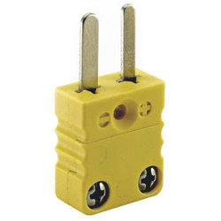 Dayton Thermocouple Plug,K,Yellow,Miniature 36GK85