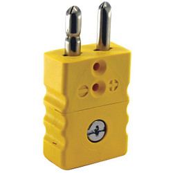 Dayton Thermocouple Plug,K,Yellow,Standard 36GL02