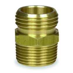 Westward Garden Hose Adapter,3/4"x3/4",NPTxNH  4X072