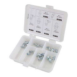 Westward Grease Fitting Kit,No. Pieces 44,PK44 52NZ88